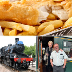 Two Person Steam Train Travel with Fish & Chips (Leicestershire) Voucher