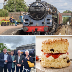 Four Person 1st Class Steam Train Travel with Cream Tea (Leicestershire) Voucher