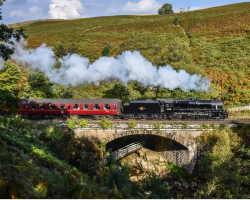 Three Person Scenic Vintage Train Travel to the Seaside with Fish & Chips (Yorkshire) Voucher