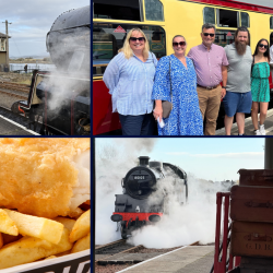 Six Person Steam Train Travel with Fish & Chips (Central Scotland) Voucher