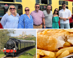 Six Person Fish & Chip Train (Dorset) Voucher