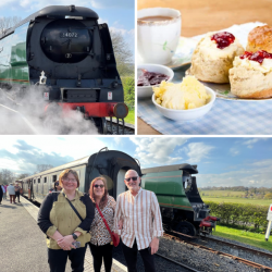 Three Person 1st Class Steam Train Travel with Cream Tea (Kent) Voucher