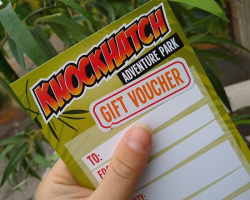 Knockhatch Open Monetary Gift Vouchers