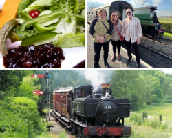 Three Person 1st Class Steam Train Travel with Ploughman's (Kent) Voucher