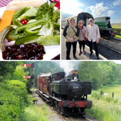 Three Person 1st Class Steam Train Travel with Ploughman's (Kent) Voucher