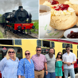 Six Person 1st Class Steam Train Travel with Cream Tea (Kent) Voucher