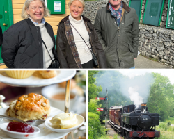 Three Person 1st Class Steam Train Travel with Afternoon Tea (Kent) Voucher