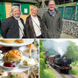 Three Person 1st Class Steam Train Travel with Afternoon Tea (Kent) Voucher