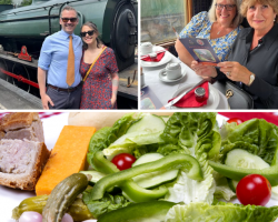 Two Person 1st Class Steam Train Travel with Ploughman's (Kent) Voucher