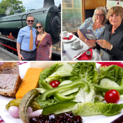 Two Person 1st Class Steam Train Travel with Ploughman's (Kent) Voucher