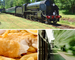 Six Person Steam Train Travel with Fish & Chips (Sussex) Voucher