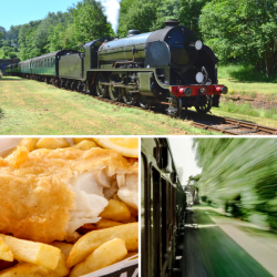 Six Person Steam Train Travel with Fish & Chips (Sussex) Voucher