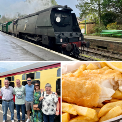 Five Person Steam Train Travel with Fish & Chips (Hampshire) Voucher