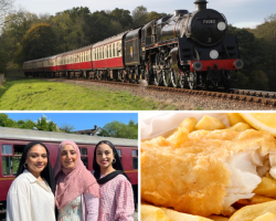 Three Person Steam Train Travel with Fish & Chips (Sussex) Voucher