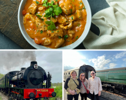 Three Person Steam Train Curry Evening (Derbyshire) Voucher