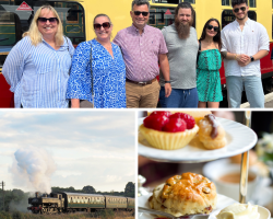 Six Person 1st Class Steam Train Travel with Afternoon Tea (Kent) Voucher