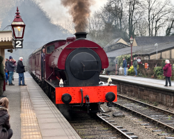 Bronze Drive A Steam locomotive Day