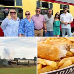 Six Person Steam Train Travel with Fish & Chips (Kent) Voucher