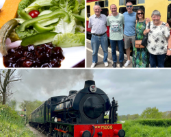 Five Person 1st Class Steam Train Travel with Ploughman's (Kent) Voucher