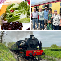 Five Person 1st Class Steam Train Travel with Ploughman's (Kent) Voucher