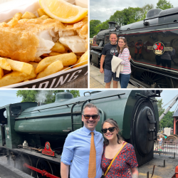 Two Person Steam Train Travel with Fish & Chips (Derbyshire) Voucher