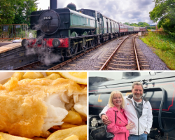 Two Person Steam Train Travel with Fish & Chips (Carmarthenshire) Voucher