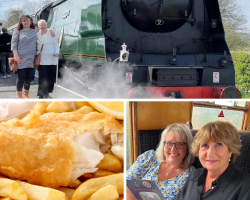 Two Person Steam Train Travel with Fish & Chips (Kent) Voucher