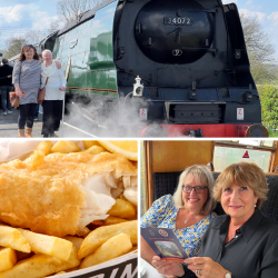 Two Person Steam Train Travel with Fish & Chips (Kent) Voucher