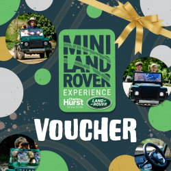 Mini Land Rover Experience