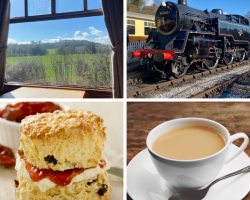 Four Person Cream Tea Steam Train (Derbyshire) Voucher