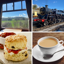 Four Person Steam Train Travel with Cream Tea (Derbyshire) Voucher