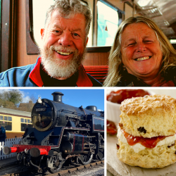 Two Person Steam Train Travel with Cream Tea (Derbyshire) Voucher