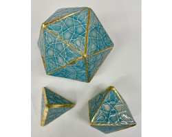 Face to Face, Set of 3 by Bridgette K Schnider