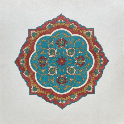 Ardabil Carpet Shamsa by Milo Day