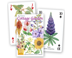Cottage Garden playing cards