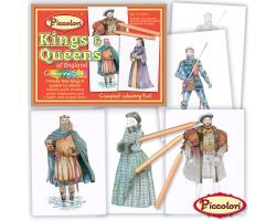 Kings & Queens of England Colouring Set