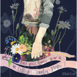 A Country Garden greetings card