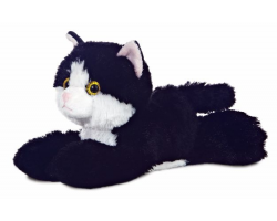 Mini Flopsie Black & White Cat