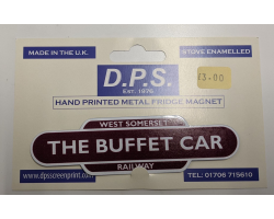 The Buffet Car Fridge Magnet