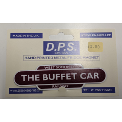 The Buffet Car Fridge Magnet