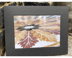Marble Saloon Floor 7" x 5" Print with Mount (19)
