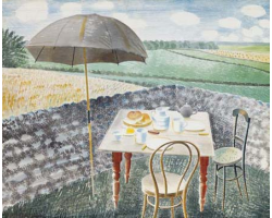 Tea at Furlongs greetings card