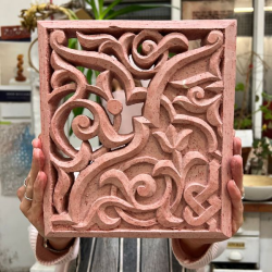 Blossoms in Plaster by Mariam Ashraf Al-Dakkak