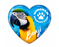 WWP Heart Magnet - Benji