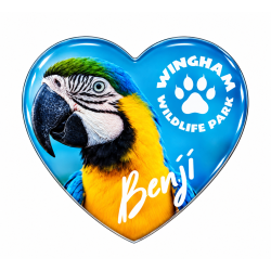 WWP Heart Magnet - Benji