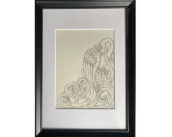 Study of dragon style acanthus by Hanne Louise Svane