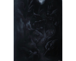 Inferno XIII: Forest of Suicides and Squanderers, Light study by Ilaria Arcola