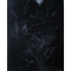 Inferno XIII: Forest of Suicides and Squanderers, Light study by Ilaria Arcola