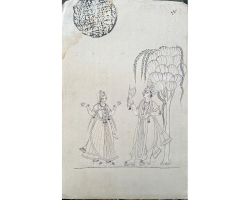 Rasamanjari drawing by Lalita Kapilavai