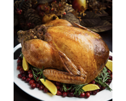 British White Turkey 4.5-5kg. Feeds 4-6 people